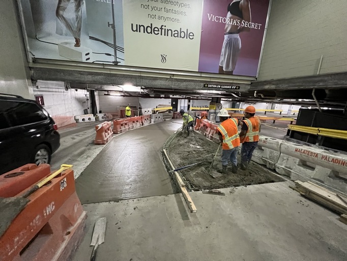 Concrete contractors in NYC providing parking garage repairs and Local Law 126 compliance by Malatesta Paladino, serving commercial properties.