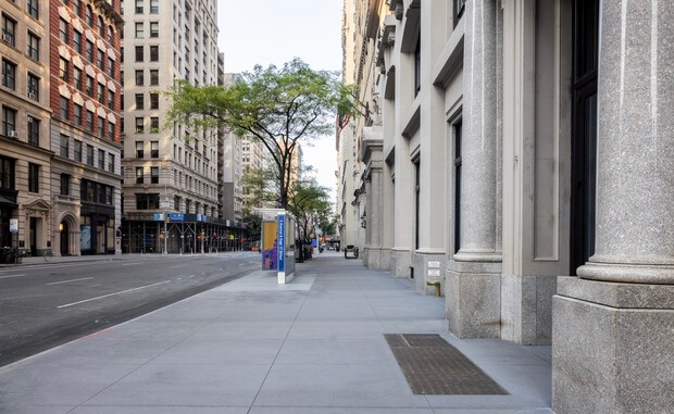 Structural reinforcement in NYC at 114 Fifth Avenue by Malatesta Paladino, specializing in steel beam installation and concrete jacketing.