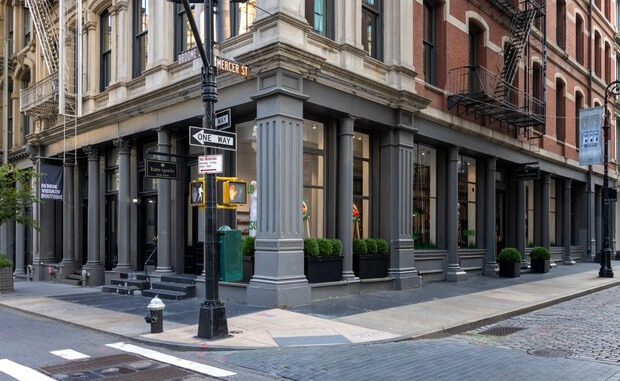 Vault sidewalk repair in NYC at 454 Broome Street, SoHo, by Malatesta Paladino, expert vault replacement contractors in NYC.