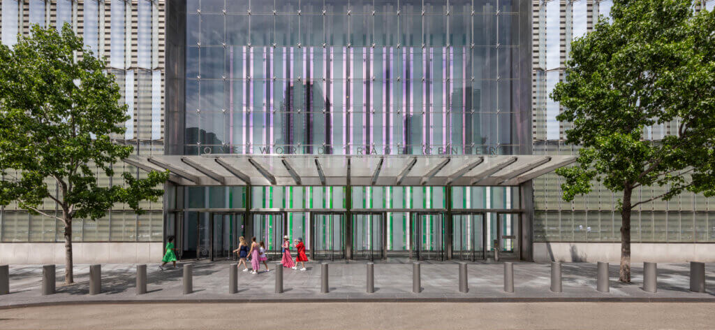1 World Trade Center | New Concrete Sidewalk at Entry Doors