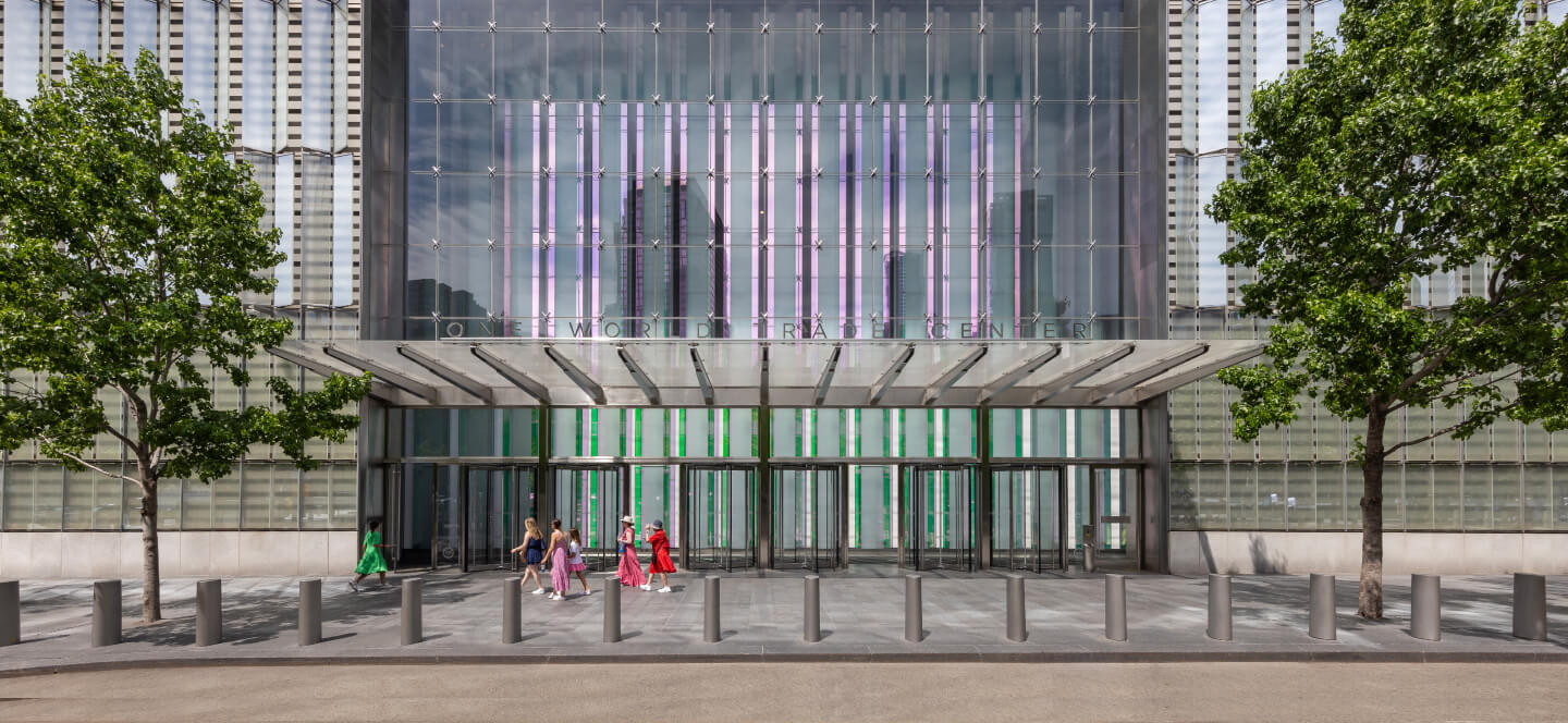 1 World Trade Center | New Concrete Sidewalk at Entry Doors