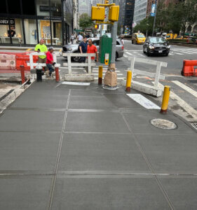 505 Park Ave. New Concrete Sidewalk Repair