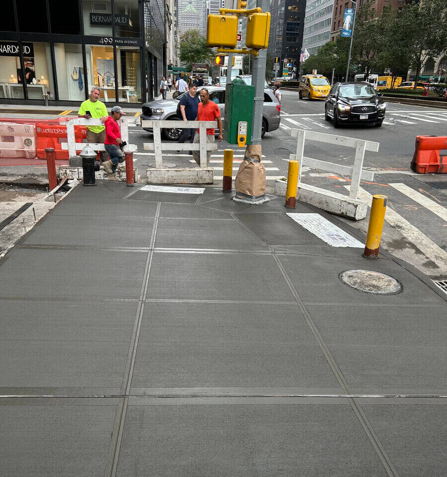 505 Park Ave. New Concrete Sidewalk Repair