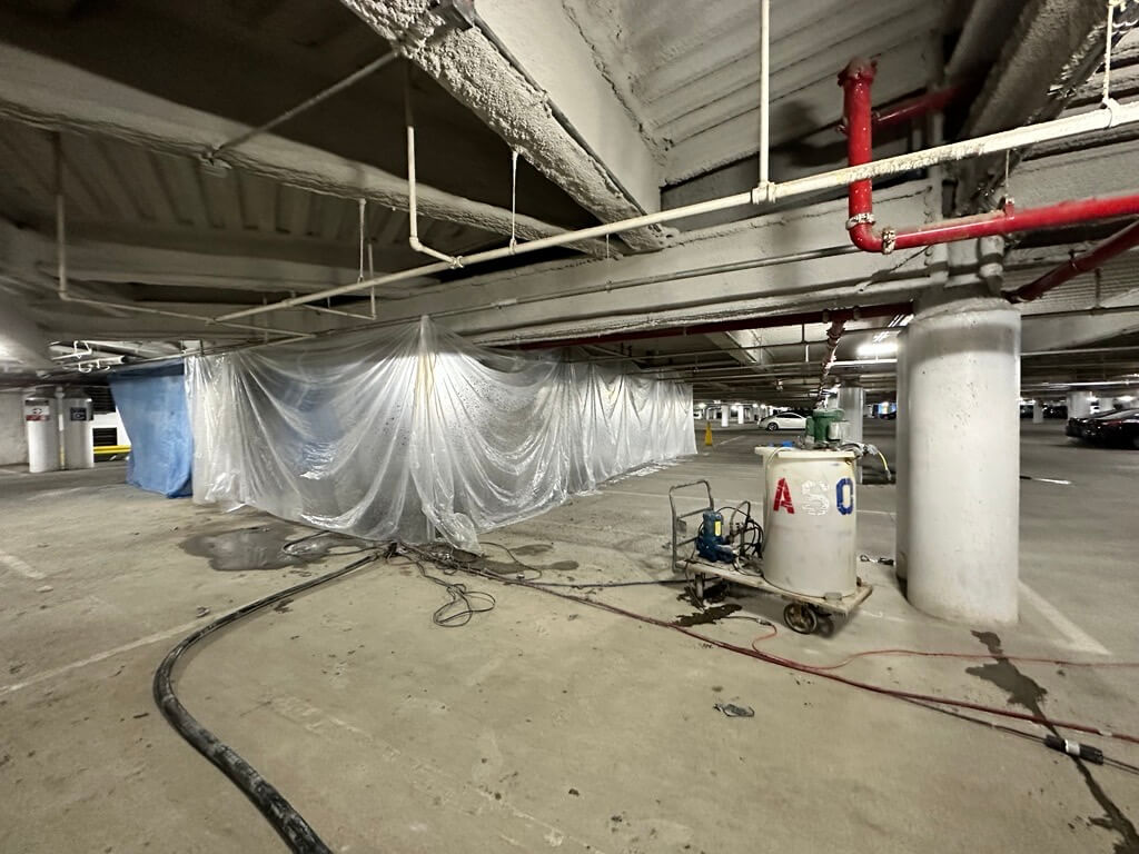 Fireproofing NYC Buildings Parking